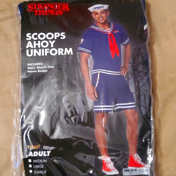 Spirit Other Scoops Ahoy Uniform Stranger Things Steve Poshmark